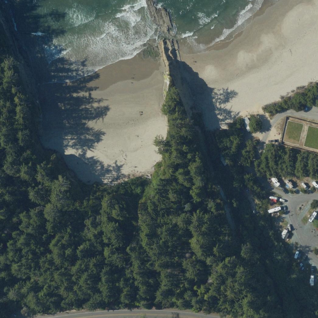 Aerial map of Yoakam Beach