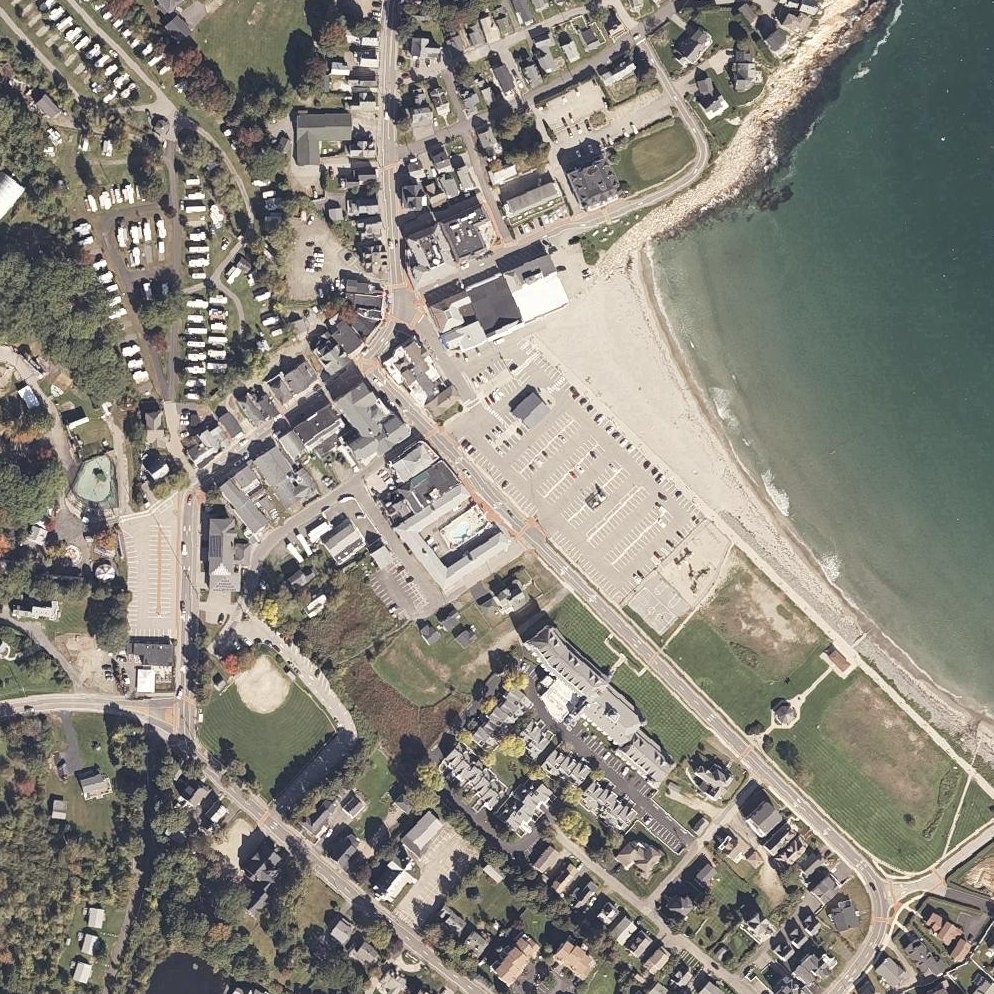 Aerial map of York Beach Ballpark