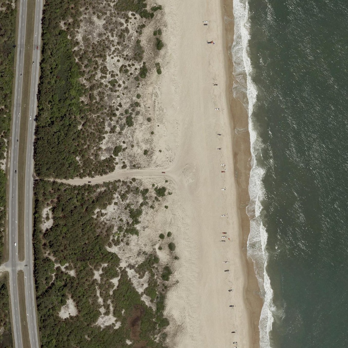 Aerial map of York Beach Crossing