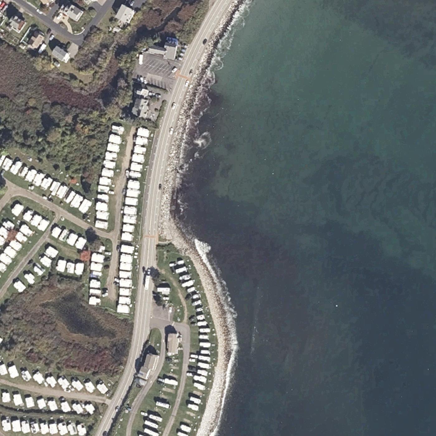 Aerial map of York Beach