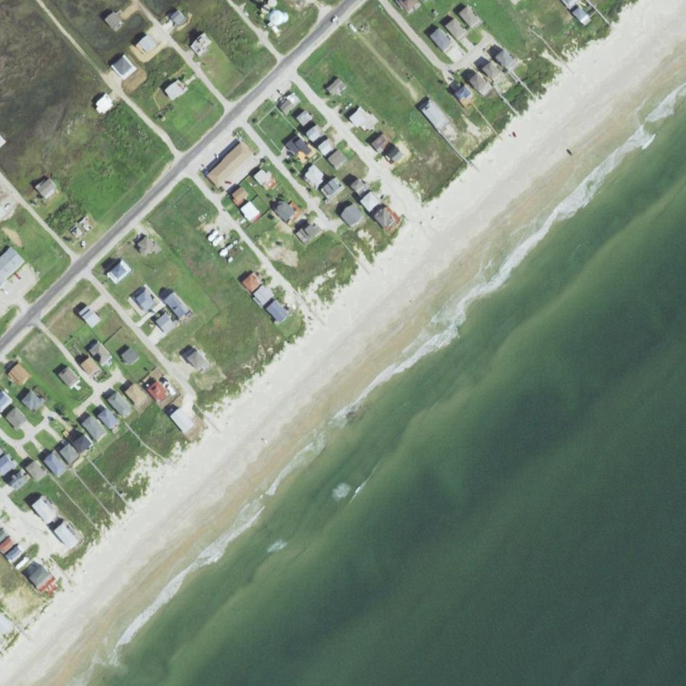 Aerial map of Yucca Avenue Public Beach Access