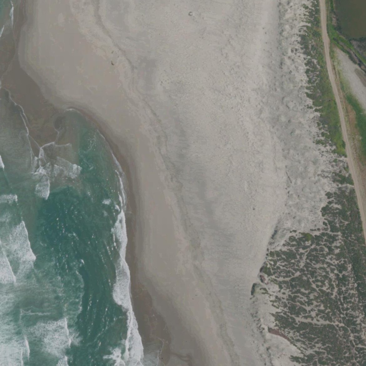 Aerial map of Zmudowski State Beach