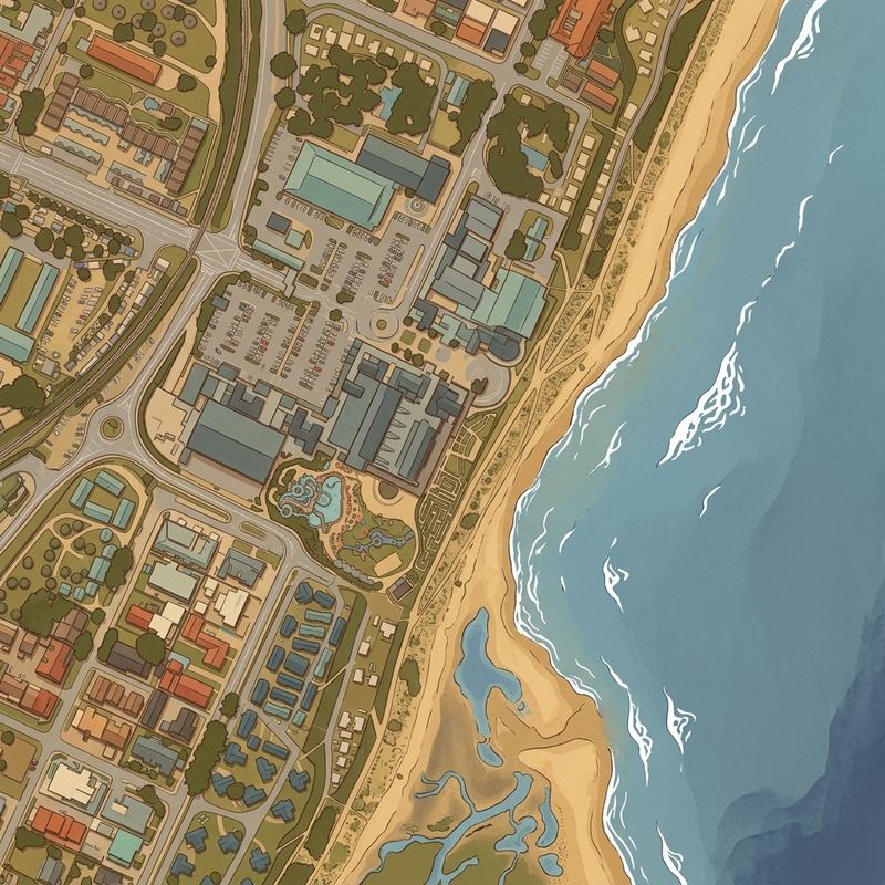 Aerial map of ATKV Hartenbos