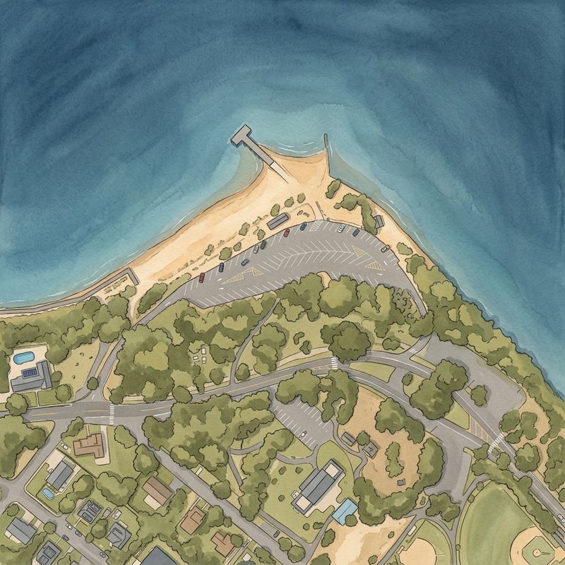 Aerial map of Beachwood Beach NJ