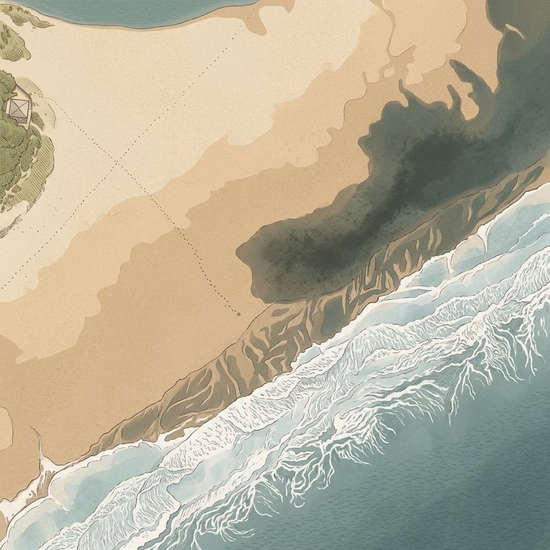 Aerial map of Bonza Bay Beach