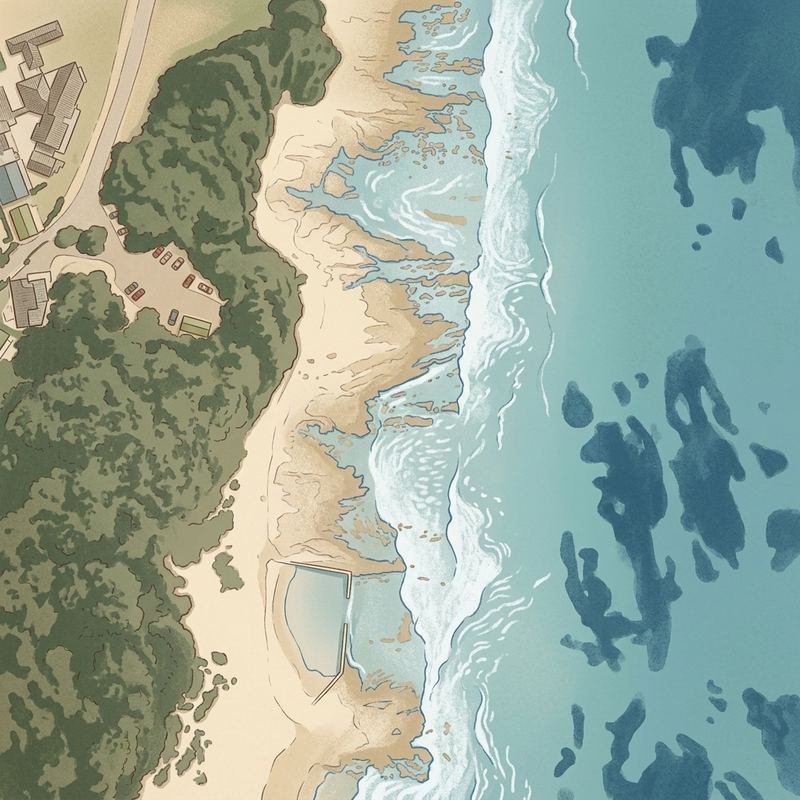 Aerial map of Chintsa West Beach