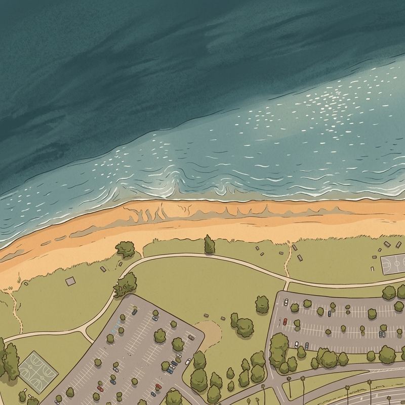 Aerial map of Crown Point Shores