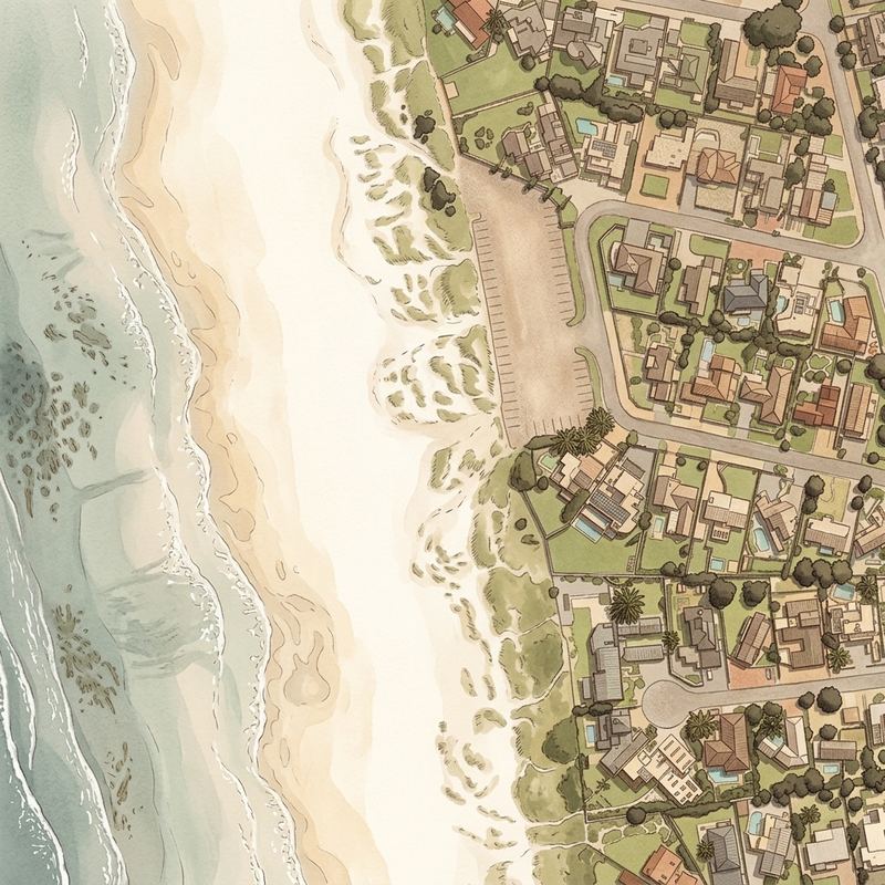 Aerial map of Duynefontein