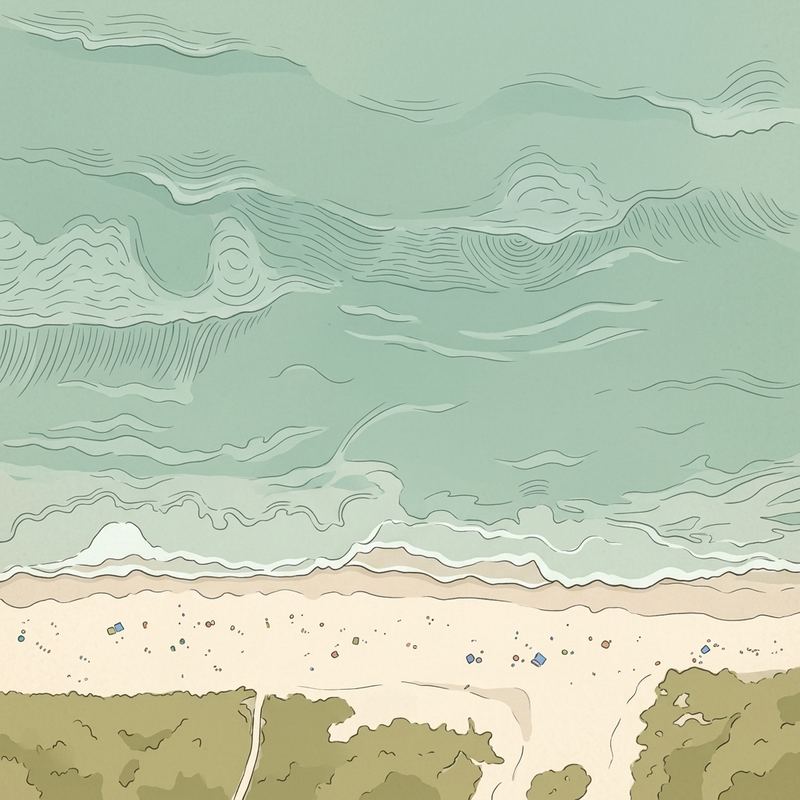 Aerial map of Long Point Beach