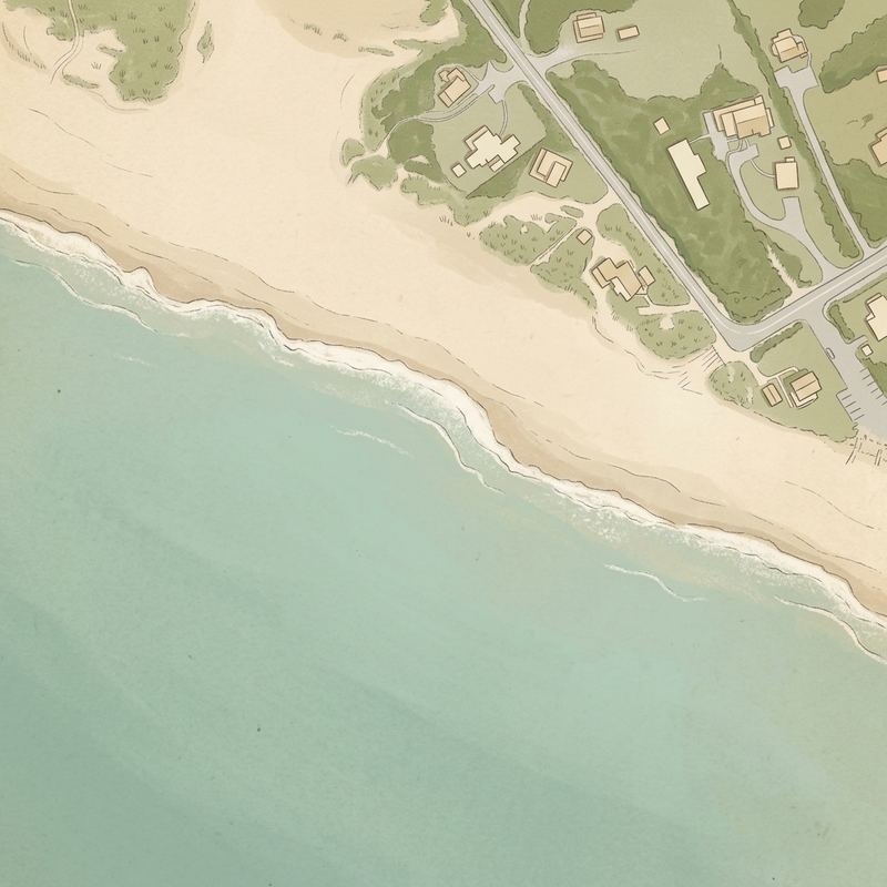 Aerial map of Madaket Beach