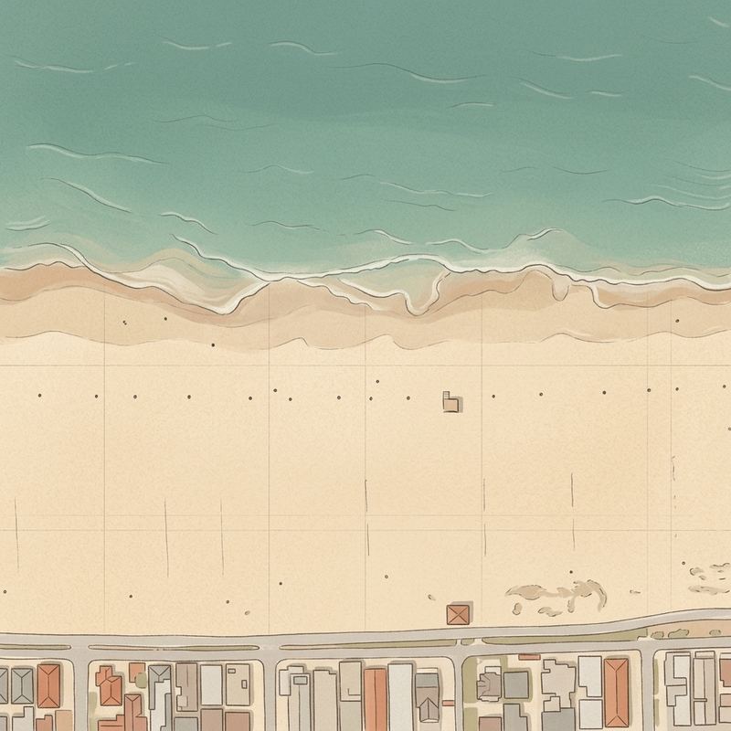 Aerial map of Manhattan Beach