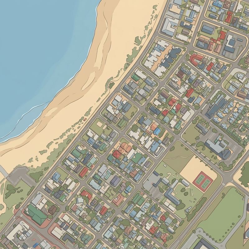Aerial map of Melkbos RESERVE