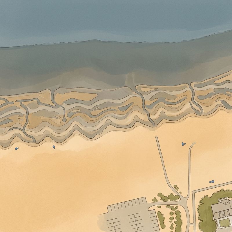Aerial map of North Beach