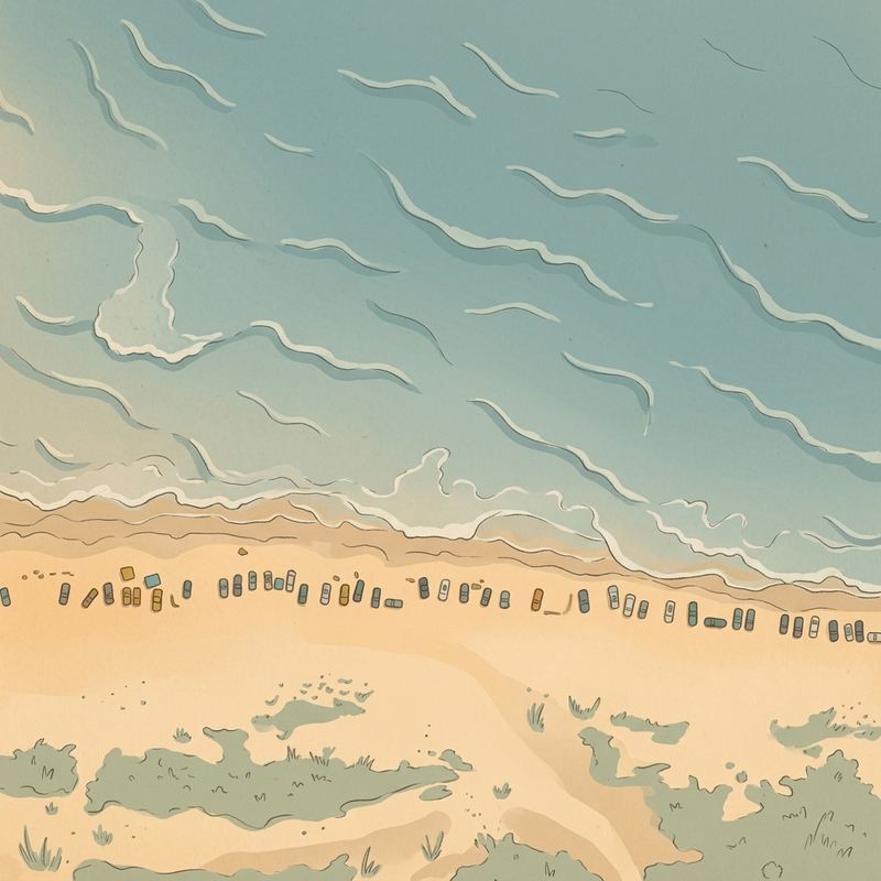 Aerial map of Norton Point Beach