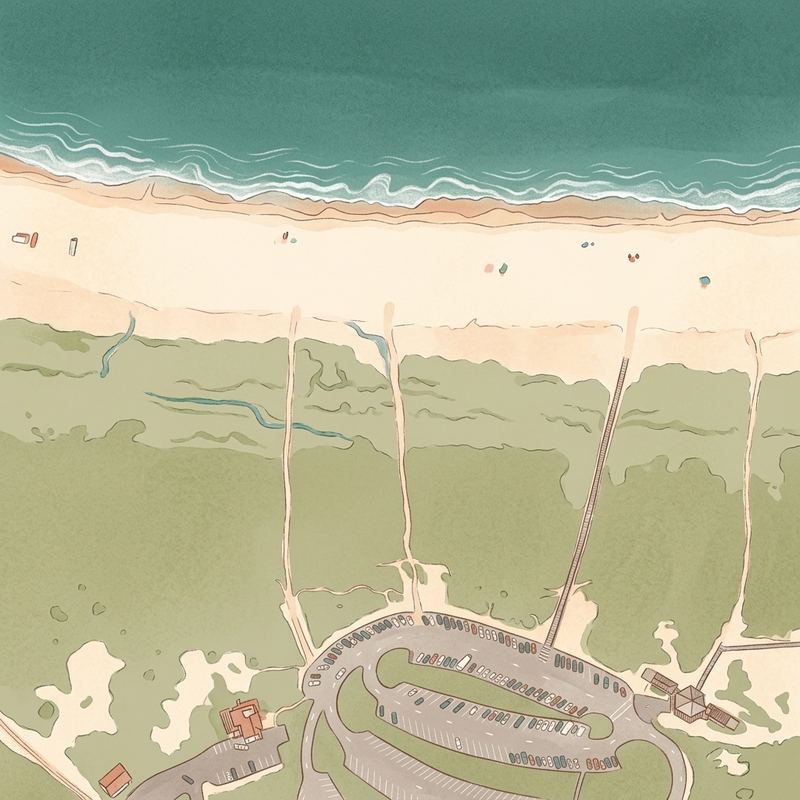Aerial map of Race Point Beach