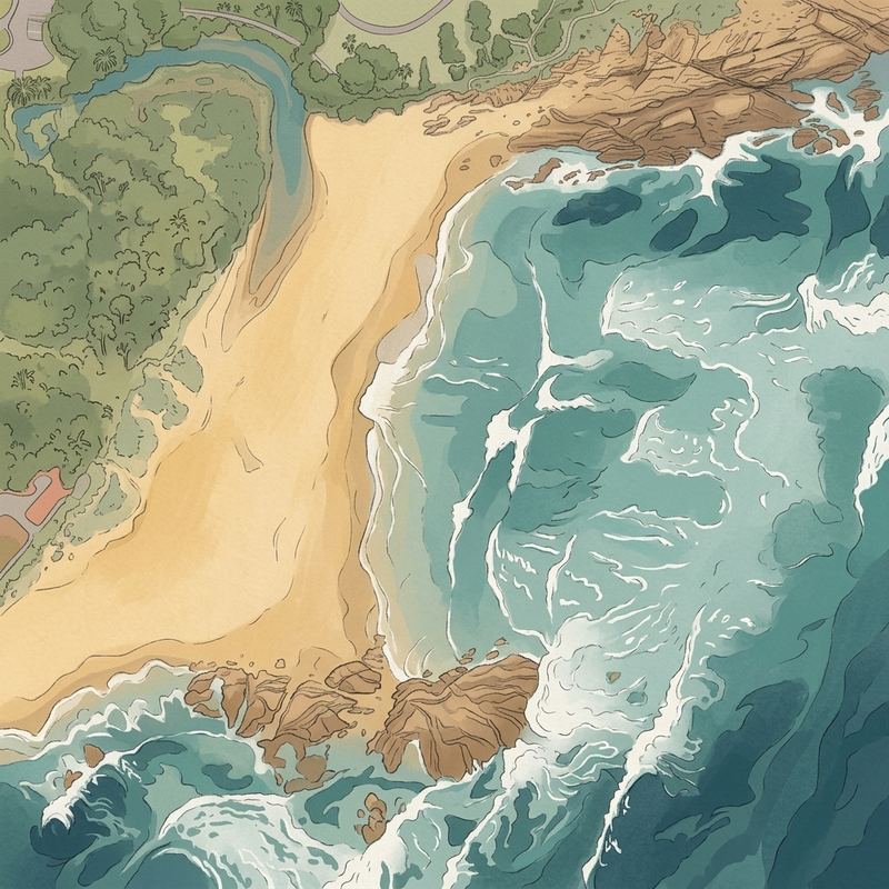 Aerial map of Ramsgate South Beach