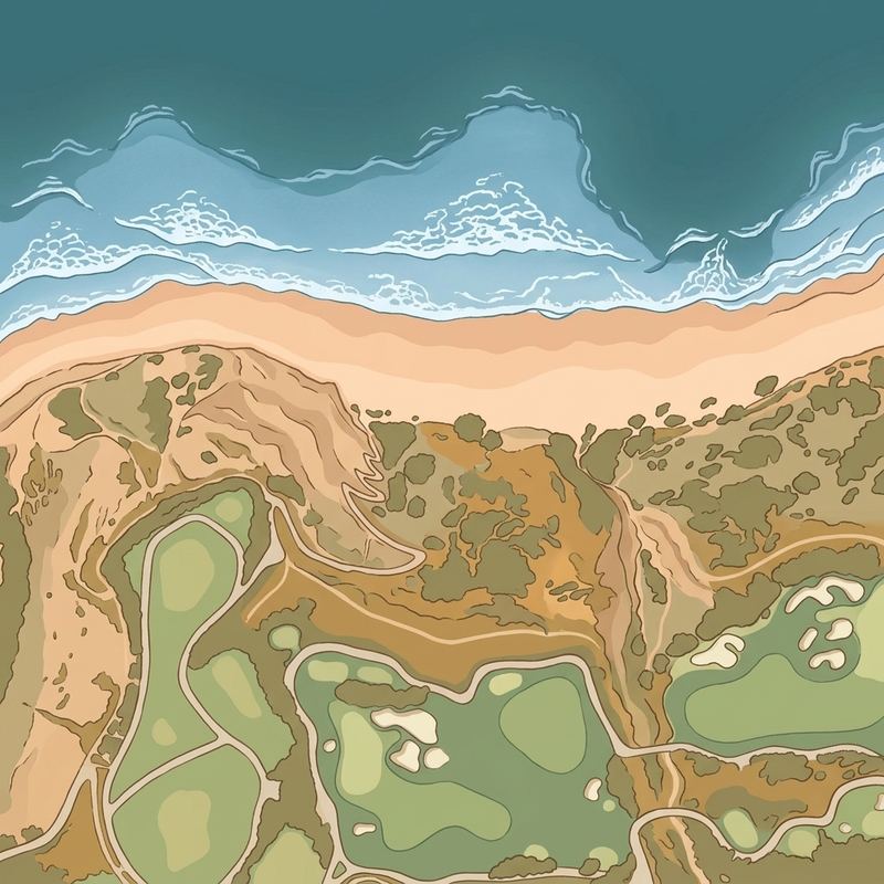 Aerial map of Rancho Palos Verdes Beach