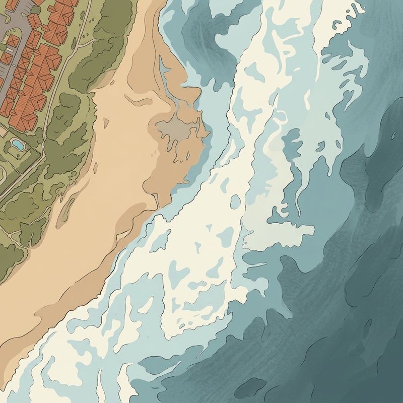 Aerial map of Shelley Beach