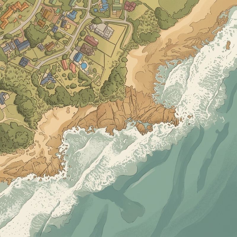 Aerial map of Silver Beach Port Edward
