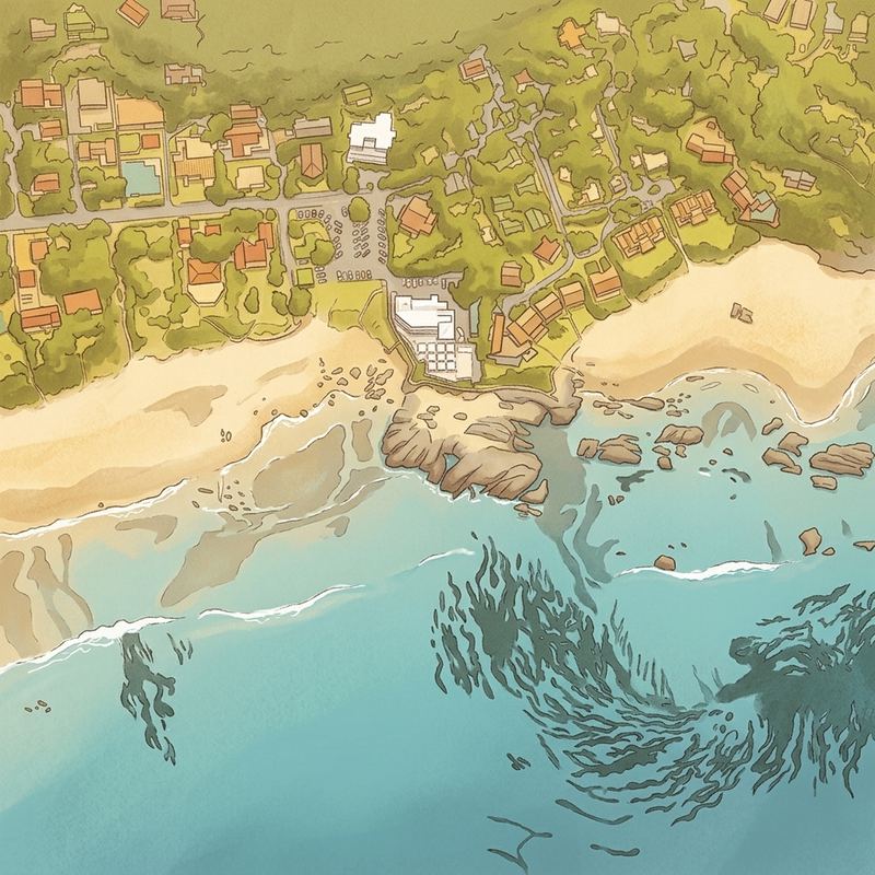 Aerial map of Singing Kettle