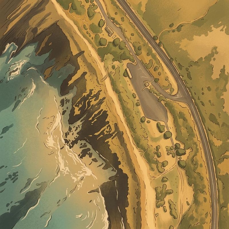 Aerial map of Spark's Bay Day Camp