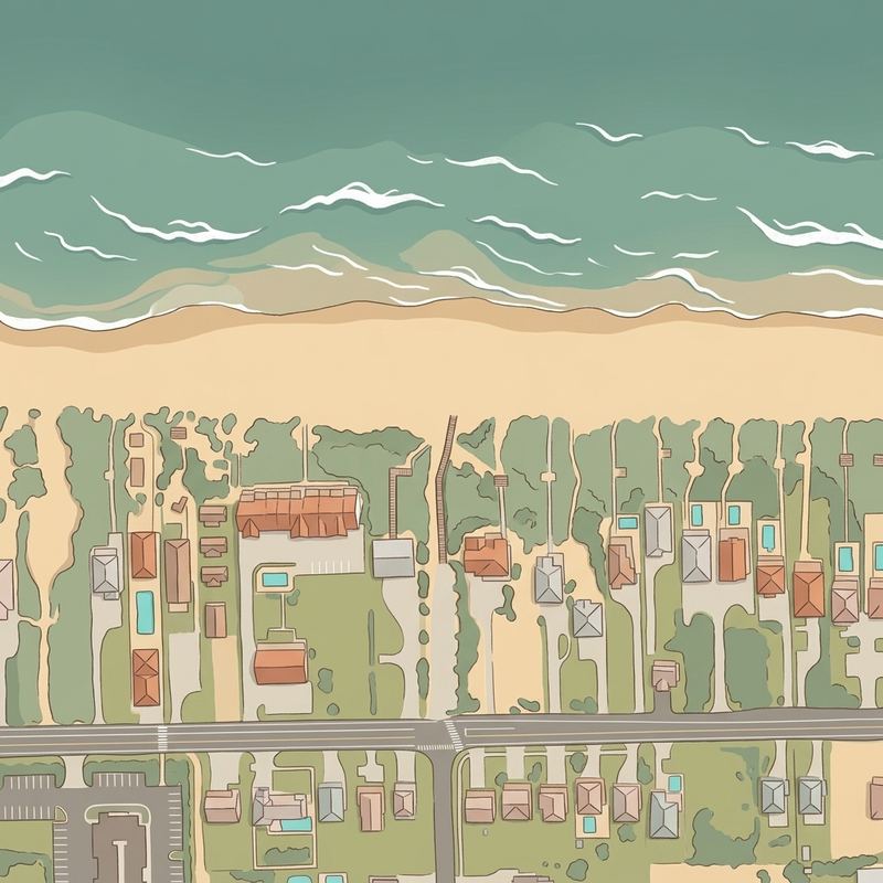 Aerial map of Sunny Daze