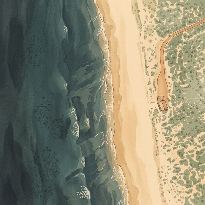 Aerial map of Trompie se duin