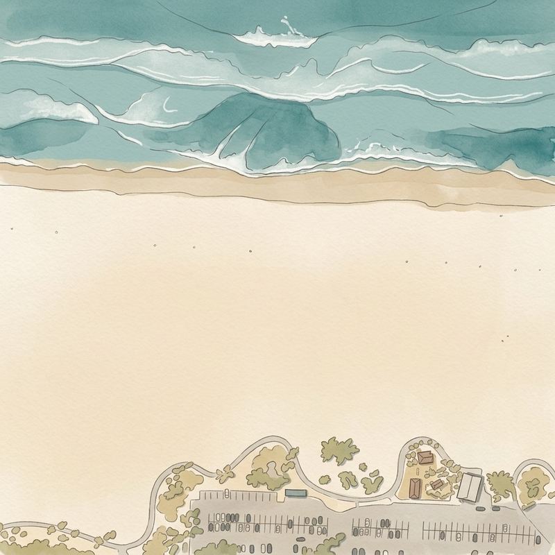 Aerial map of Venice Beach
